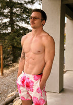 Hibisc-Kiss - Men’s trunks