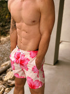 Hibisc-Kiss - Men’s trunks